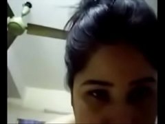 Desi Indian Busty girl enjoying with boyfriend at Home